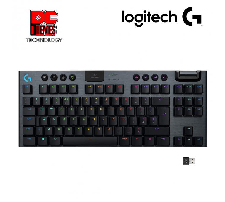 LOGITECH G915 TKL Tenkeyless Wireless RGB Mech. Keyboard [Linear]